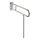 Maniglia 10x25 cm in acciaio inox, finitura argento