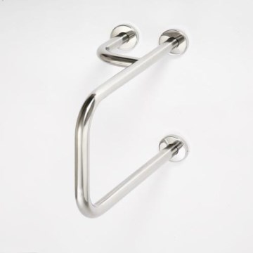 Maniglia 23,5x38 cm in acciaio inossidabile, finitura argento