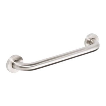 Maniglia 28x8 cm in acciaio inossidabile, finitura argento