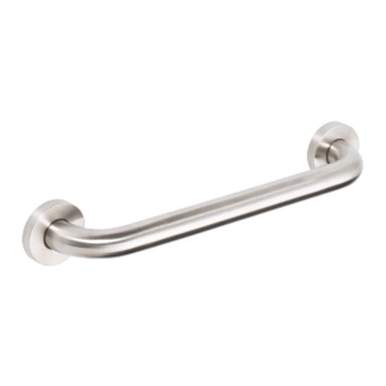Maniglia 28x8 cm in acciaio inossidabile, finitura argento