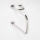 Maniglia di supporto 23,5x38 cm acciaio inox/argento