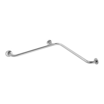 Maniglia in acciaio inox 71x8 cm, finitura argento
