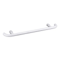 Maniglia per porta 80x4 cm acciaio inox/bianco
