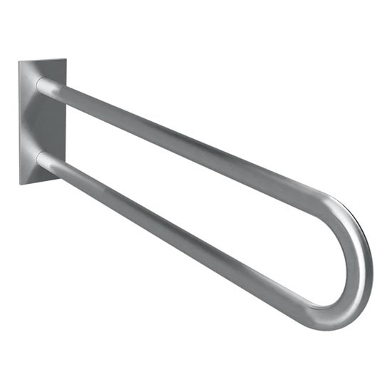 Maniglione di sostegno 10,3x25,3 cm acciaio inox/argento