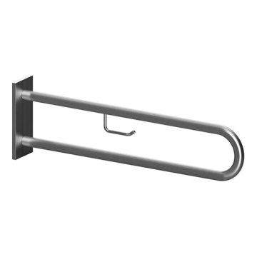 Maniglione di sostegno 10x25 cm in acciaio inox/argento
