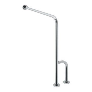 Maniglione di sostegno 23x86,6 cm acciaio inox/argento