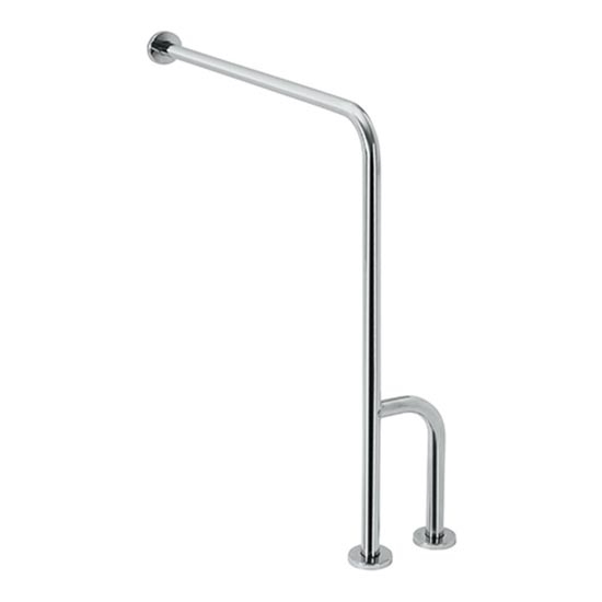 Maniglione di sostegno 23x86,6 cm acciaio inox/argento