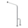 Maniglione di sostegno 23x86,6 cm acciaio inox/argento