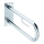 Maniglione di supporto 10x25 cm in acciaio inossidabile/argento