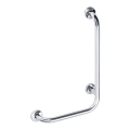 Maniglione di supporto 63x68 cm in acciaio inox, finitura argento