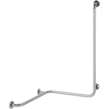 Maniglione per doccia 58x118 cm in acciaio inox/argento