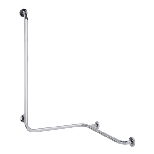 Maniglione per doccia 66x118 cm acciaio inossidabile/argento