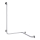 Maniglione per doccia 66x118 cm acciaio inossidabile/argento
