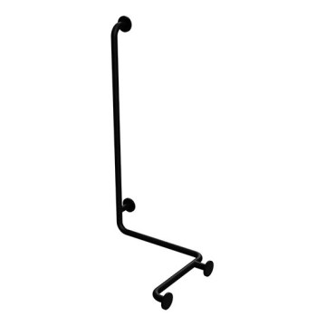 Maniglione per doccia 66x118 cm nero