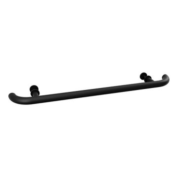 Maniglione per porta 80x4 cm in acciaio inossidabile/nero