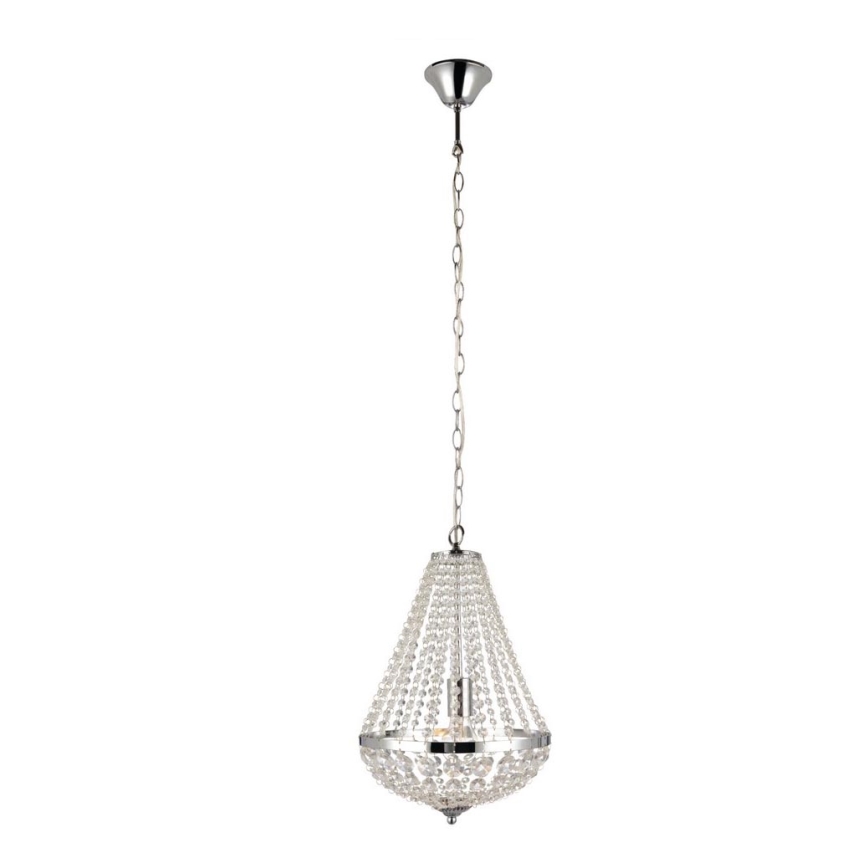 Markslöjd 104889 - Lampadario di cristallo su catena GRÄNSÖ 1xE27/60W/230V