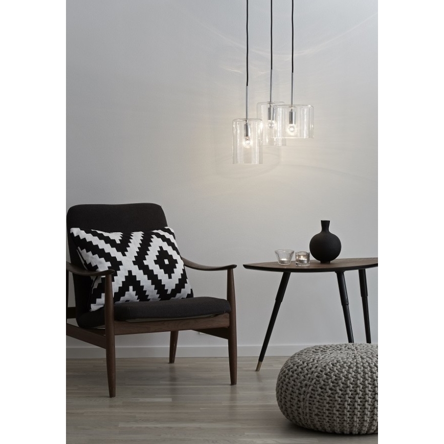 Markslöjd 105099 - Lampadario a sospensione con filo ROCKFORD 3xE14/40W/230V