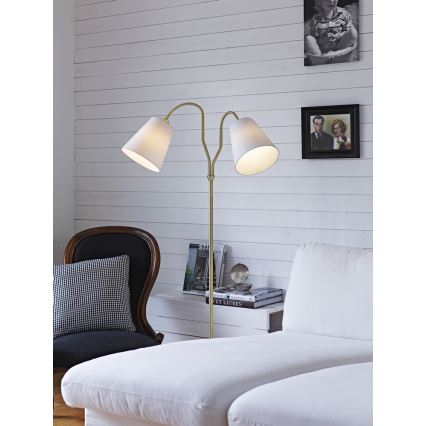 Markslöjd 105274 - Lampada da terra MODENA 2xE27/60W/230V