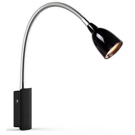Markslöjd 105940 - Lampada da muro LED TULIP LED/2,5W/230V nera