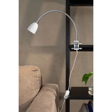 Markslöjd 106091 - Lampada da tavolo LED con morsetto TULIP LED/3W/230V bianca