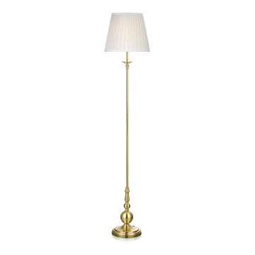 Markslöjd 106322 - Lampada da terra IMPERIA 1xE27/60W/230V ottone