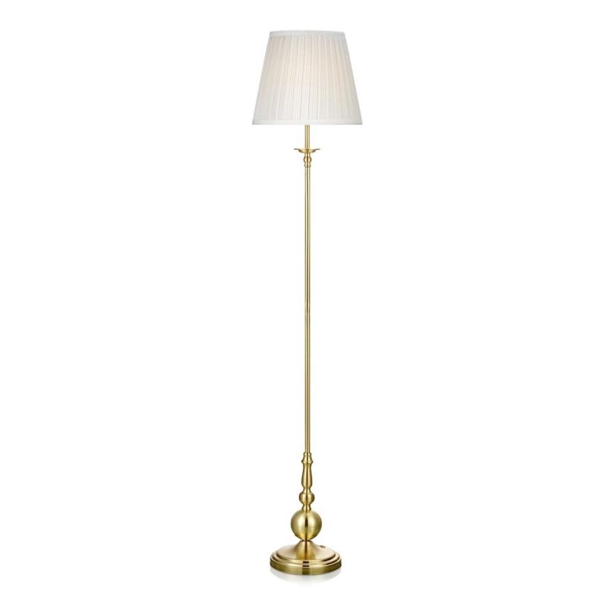 Markslöjd 106322 - Lampada da terra IMPERIA 1xE27/60W/230V ottone