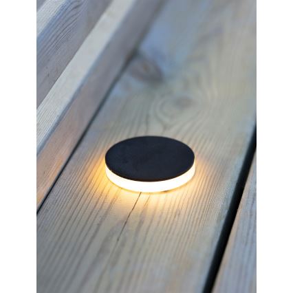Markslöjd 106935 - Lampada da incasso LED per esterni GARDEN24 LED/3W/24V IP44 nero