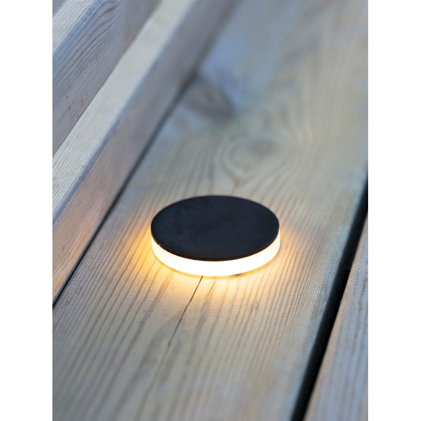 Markslöjd 106935 - Lampada da incasso LED per esterni GARDEN24 LED/3W/24V IP44 nero