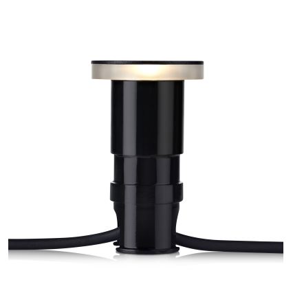 Markslöjd 106935 - Lampada da incasso LED per esterni GARDEN24 LED/3W/24V IP44 nero