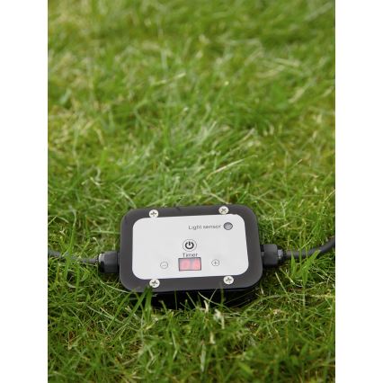 Markslöjd 106936 - Sensore crepuscolare con temporizzatore GARDEN24 24V IP44