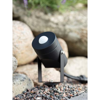 Markslöjd 106940 - Sensore da esterno per movimento e crepuscolare PIR GARDEN24 IP44 nero
