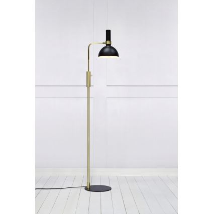 Markslöjd 106972 - Lampada da terra dimmerabile LARRY 1xE27/60W/230V nero/oro