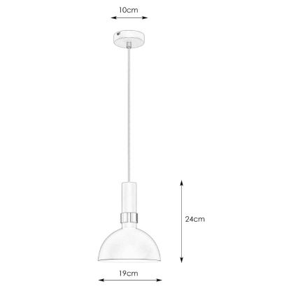 Markslöjd 106974 - Lampadario a sospensione con filo LARRY 1xE27/60W/230V