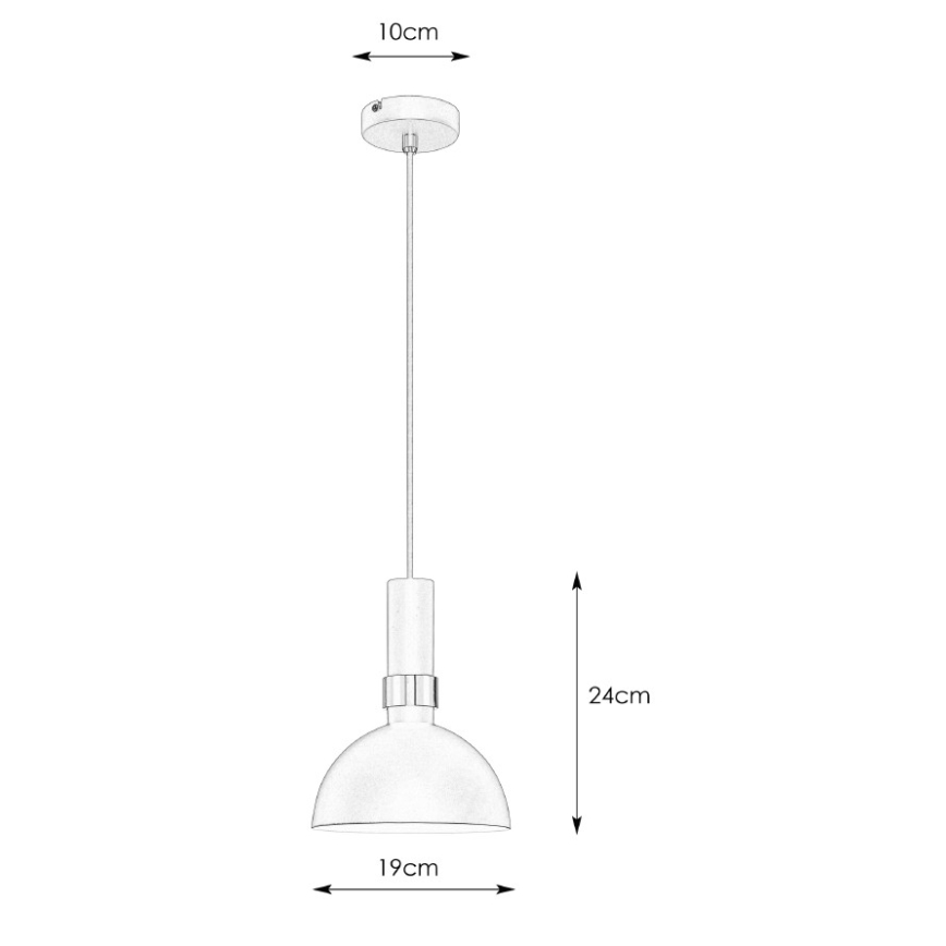 Markslöjd 106974 - Lampadario a sospensione con filo LARRY 1xE27/60W/230V