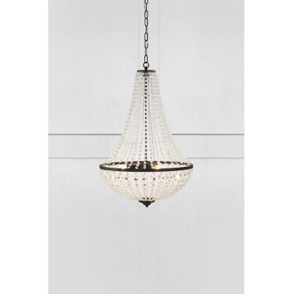 Markslöjd 107028 - Lampadario di cristallo su catena GRÄNSÖ 3xE14/40W/230V