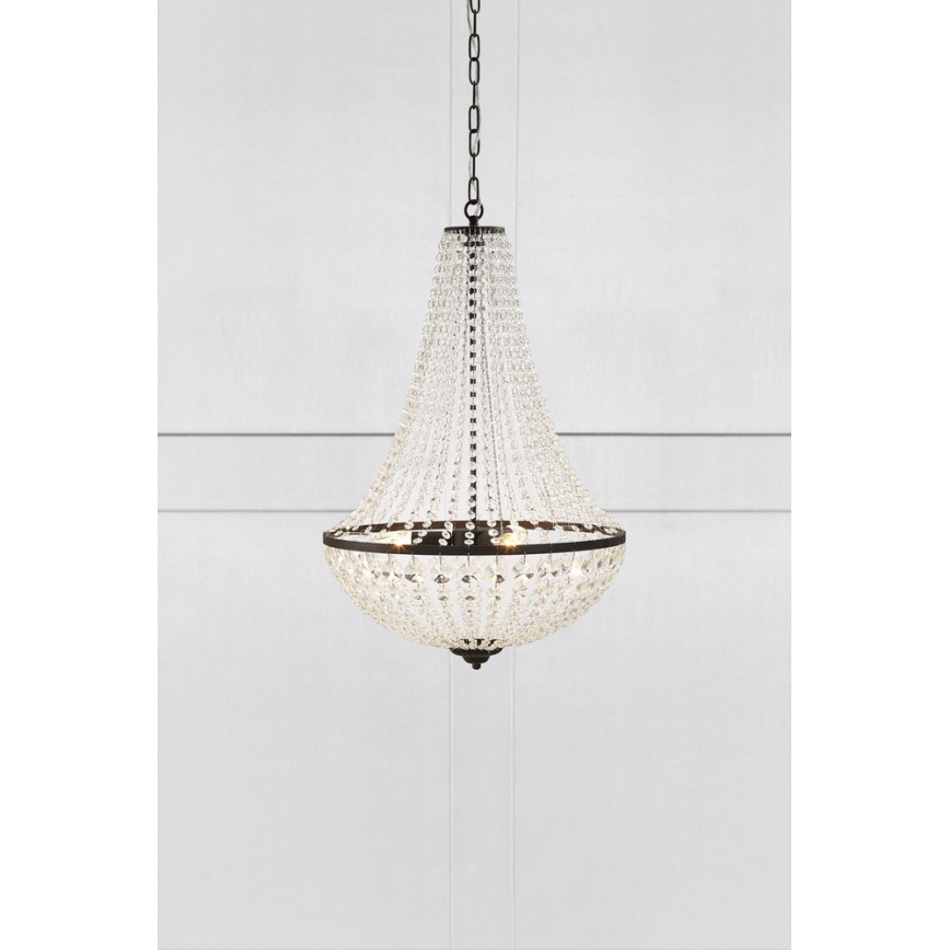 Marpzlöjd 107028 - Lampadario di cristallo dimmerabile da bagno GRÄNSÖ 3xE14/40W/230V