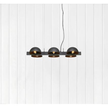 Markslöjd 107138 - Lampadario a sospensione con filo FLAMINGO 6xE14/40W/230V nero