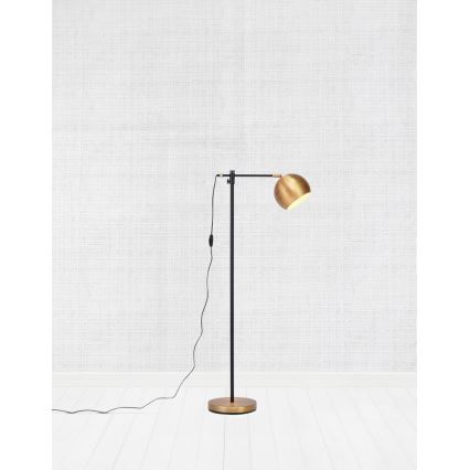 Markslöjd 107231 - Lampada da terra CHESTER 1xE27/40W/230V nero/bronzo