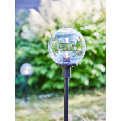 Markslöjd 107283 - Lampada LED da esterno GARDEN24 LED/3W/24V 81 cm IP44 nero/trasparente