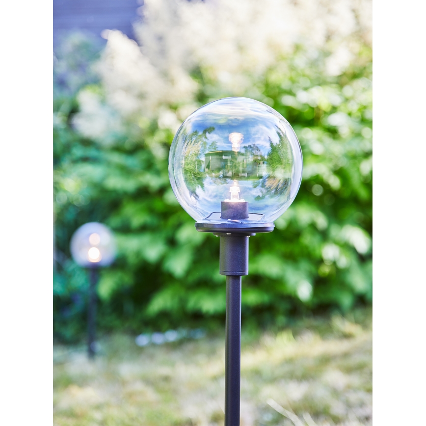 Markslöjd 107283 - Lampada LED da esterno GARDEN24 LED/3W/24V 81 cm IP44 nero/trasparente