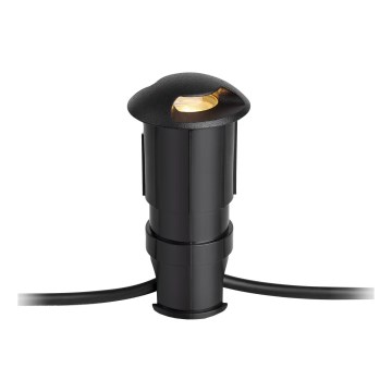 Markslöjd 107289 - Faretto da incasso LED per esterni GARDEN24 LED/0,8W/24V IP44 nero