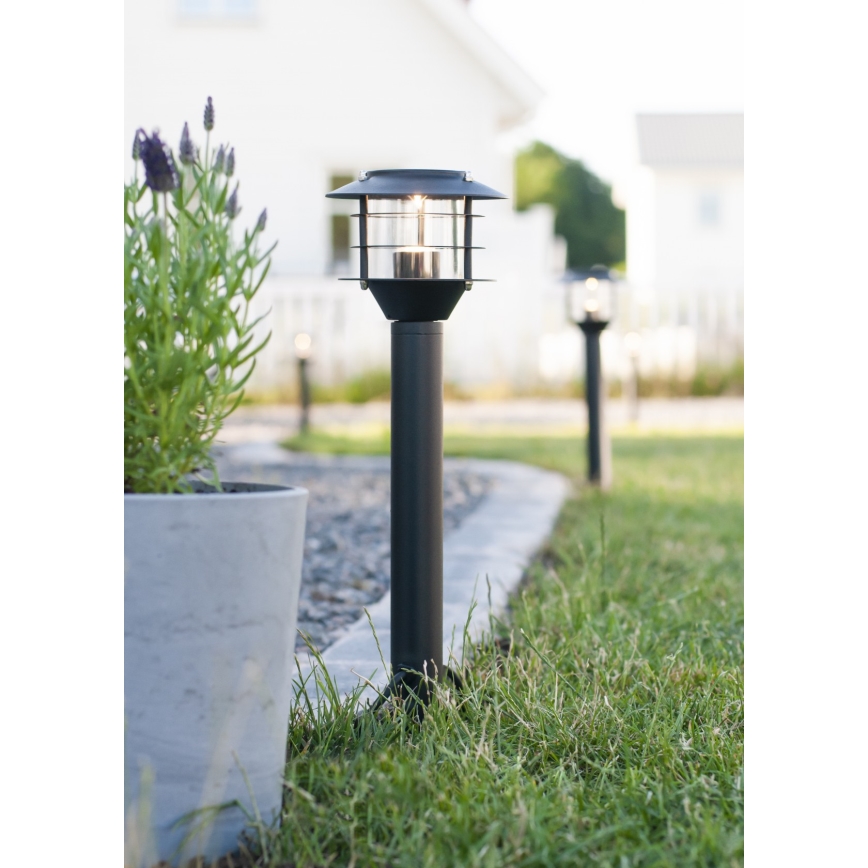 Markslöjd 107290 - Lampada da esterno LED GARDEN 24 LED/3W/24V 45 cm IP44 nero