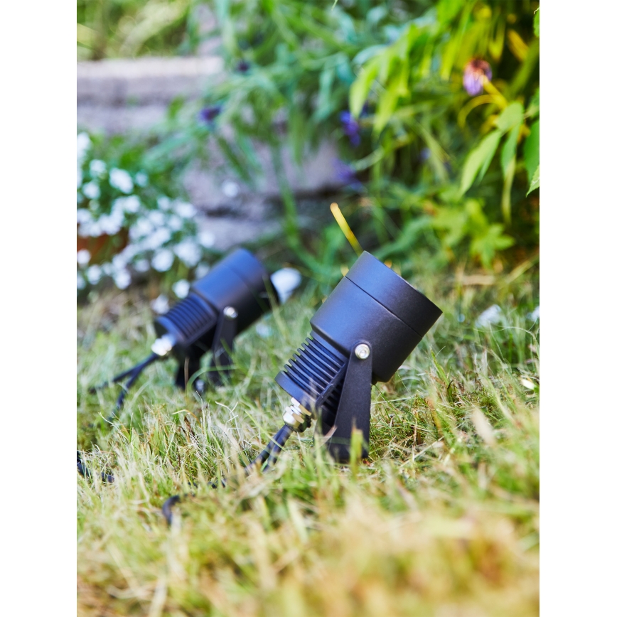 Markslöjd 107291 - Lampada da esterno LED GARDEN24 LED/15W/24V IP44 nera