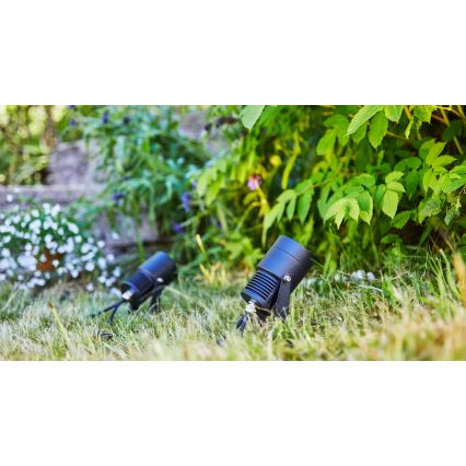 Markslöjd 107291 - Lampada da esterno LED GARDEN24 LED/15W/24V IP44 nera
