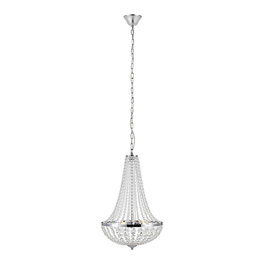 Markslöjd 107551 - Lampadario di cristallo da bagno a sospensione con catena 3xG9/20W/230 IP44