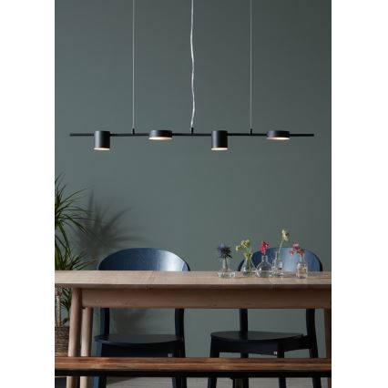 Markslöjd 107746 - Lampadario a sospensione con filo ROW 4xG9/7W/230V