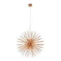Markslöjd 107752 - Lampadario a sospensione con filo SOLEIL 12xE14/20W/260V Oro rosa