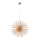 Markslöjd 107752 - Lampadario a sospensione con filo SOLEIL 12xE14/20W/260V Oro rosa