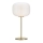Markslöjd 107819 - Lampada da tavolo SOBER 1xE27/60W/230V bianca/ottone