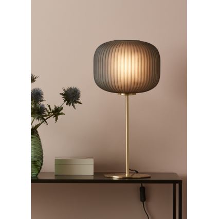 Markslöjd 107820 - Lampada da tavolo SOBER 1xE27/60W/230V ottone